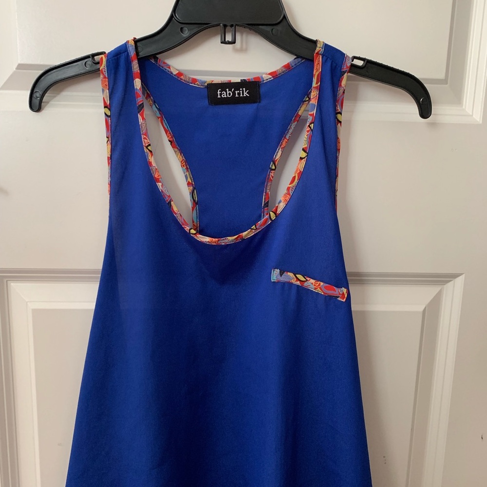 FAB’RIK SILKY BLUE TANK